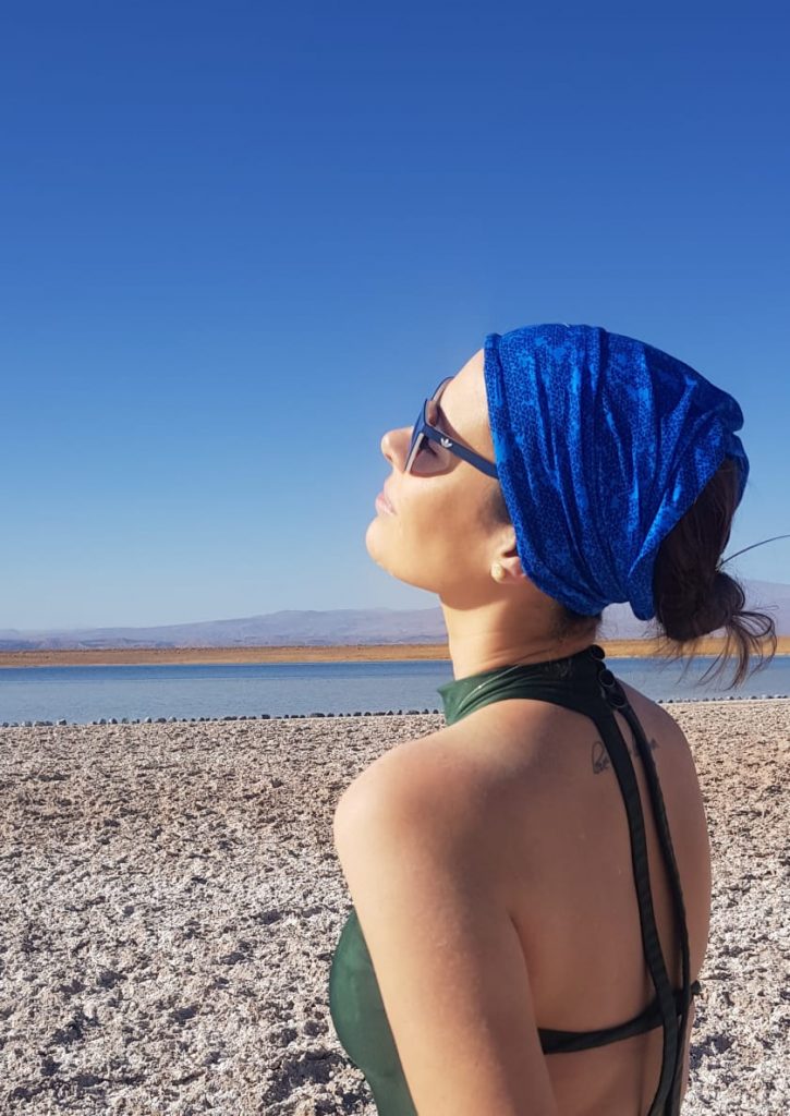 Apresentadora do Bem Estar curte as férias no deserto do Atacama, no Chile
