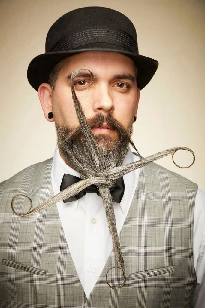Campeonato de barba e bigode reúne penteados nada convencionais