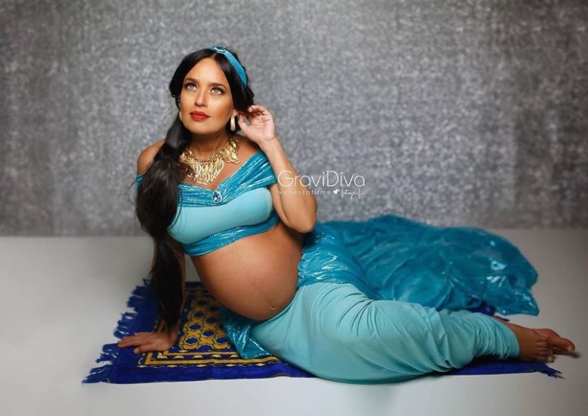 Fotógrafa brasileira transforma grávidas em princesas da Disney