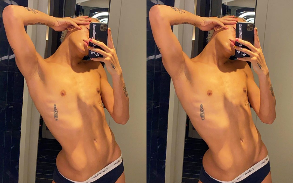 Só de cueca, Pabllo Vittar mostra que está em forma após o Carnaval