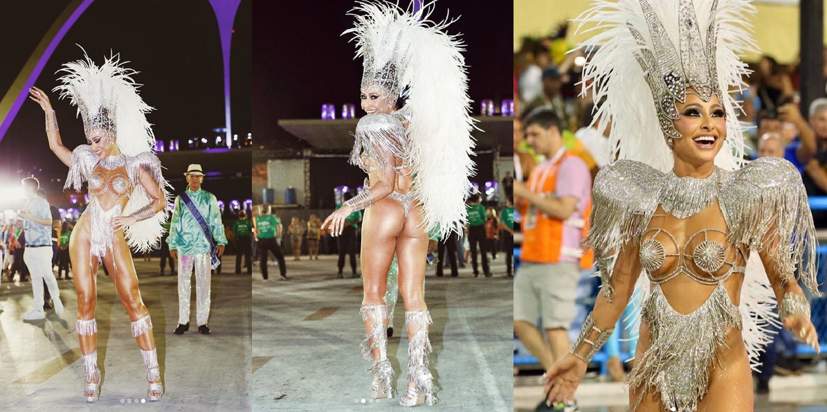 Fantasia de Sabrina Sato na Sapucaí vira sensação nas redes sociais