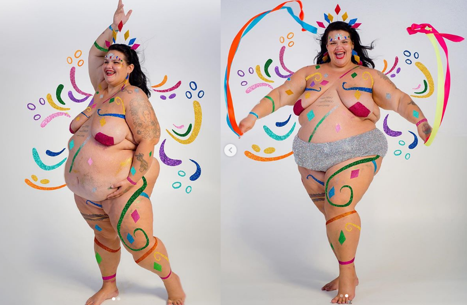 Thais Carla está preparada para o Carnaval: "Globeleza gorda"