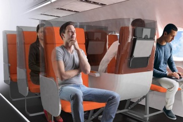 Empresa italiana muda disposição de assentos em projeto de novos aviões