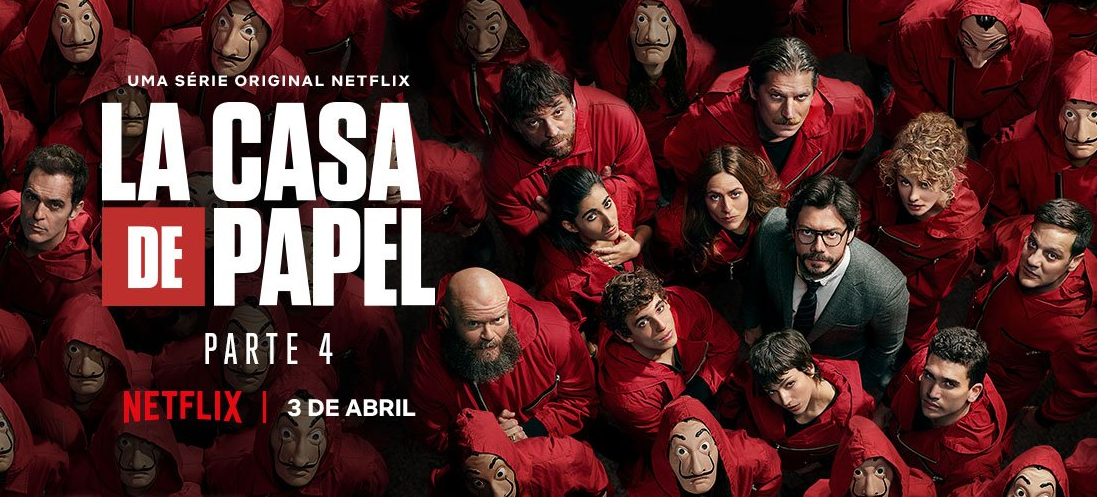 Quarta temporada de La Casa de Papel já está disponível na Netflix