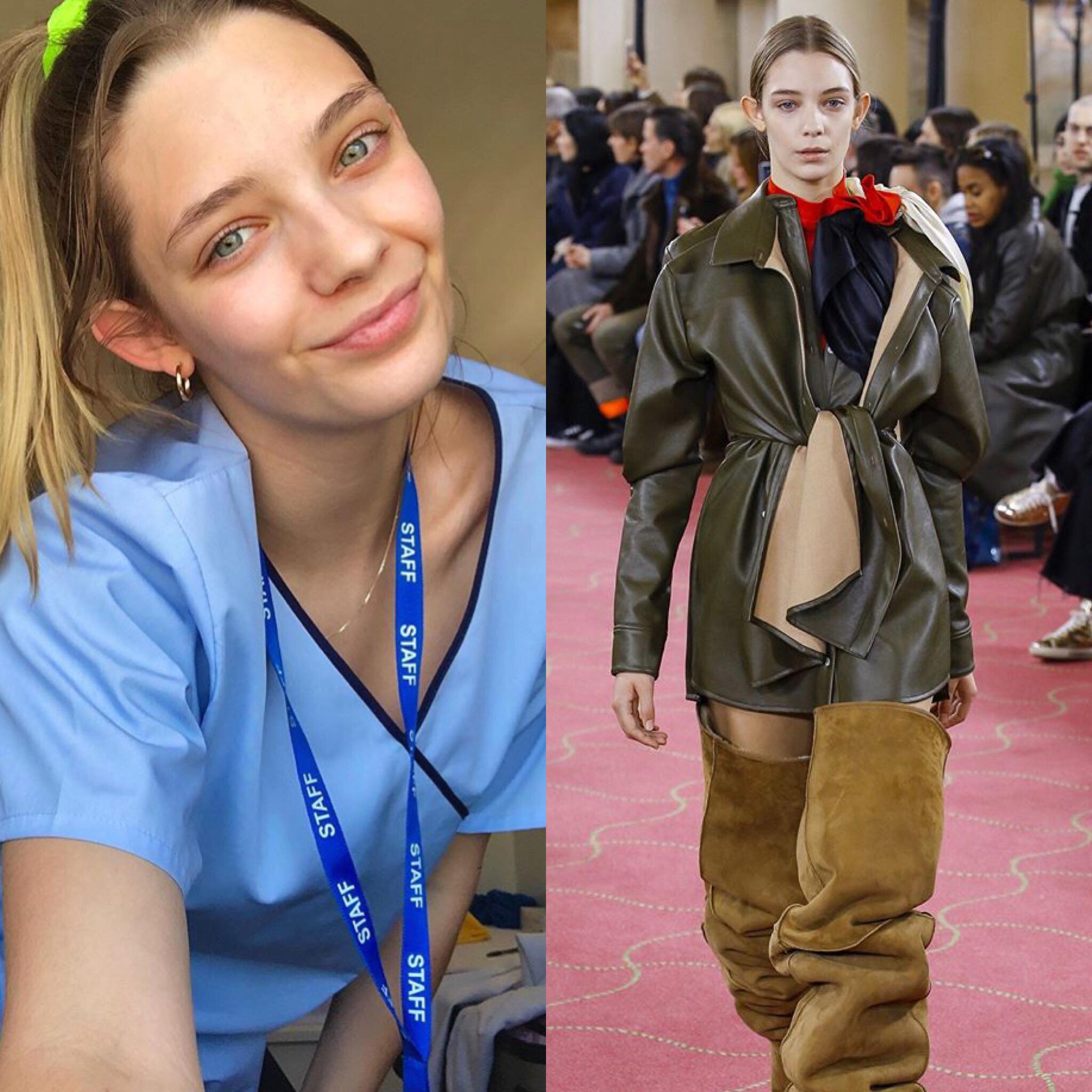 Modelo usa pausa na carreira para cuidar de idosos durante pandemia