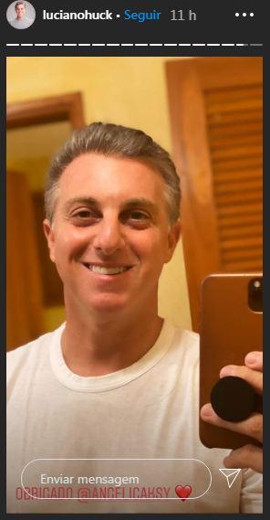 Luciano Huck se machuca ao cortar cabelo com Angélica: "acidente de percurso"