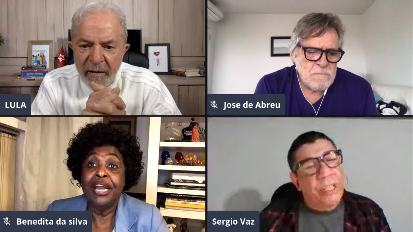 Em live de Lula, José de Abreu anuncia que deixará a Globo após 4 décadas