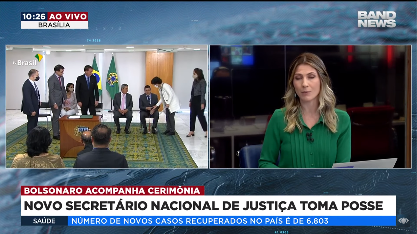 Ops! Jornalista da BandNews chama Michelle Bolsonaro de Michelle Obama