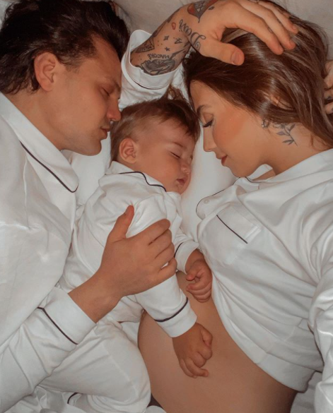 Gabi Brandt e Saulo Poncio revelam o nome do segundo filho