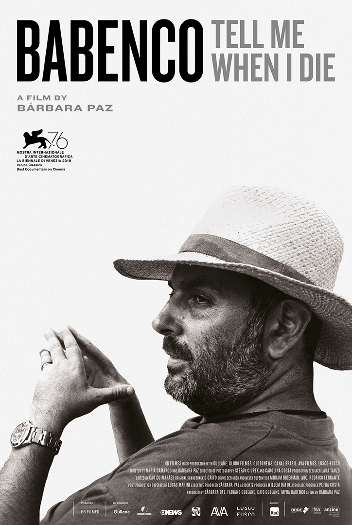 'Babenco', de Bárbara Paz, é a escolha do Brasil para disputar vaga no Oscar