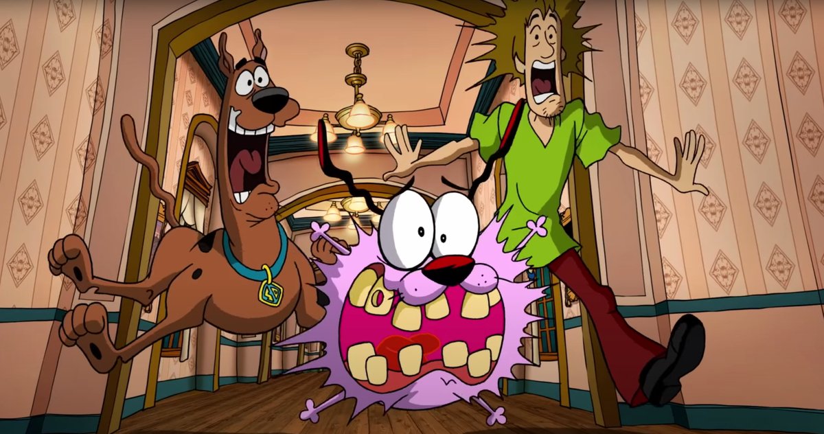 Crossover de “Scooby-Doo” e “Coragem, o cão covarde” ganha primeiro trailer; confira