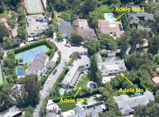 Adele compra terceira mansão na vizinhança de Jennifer Lawrence