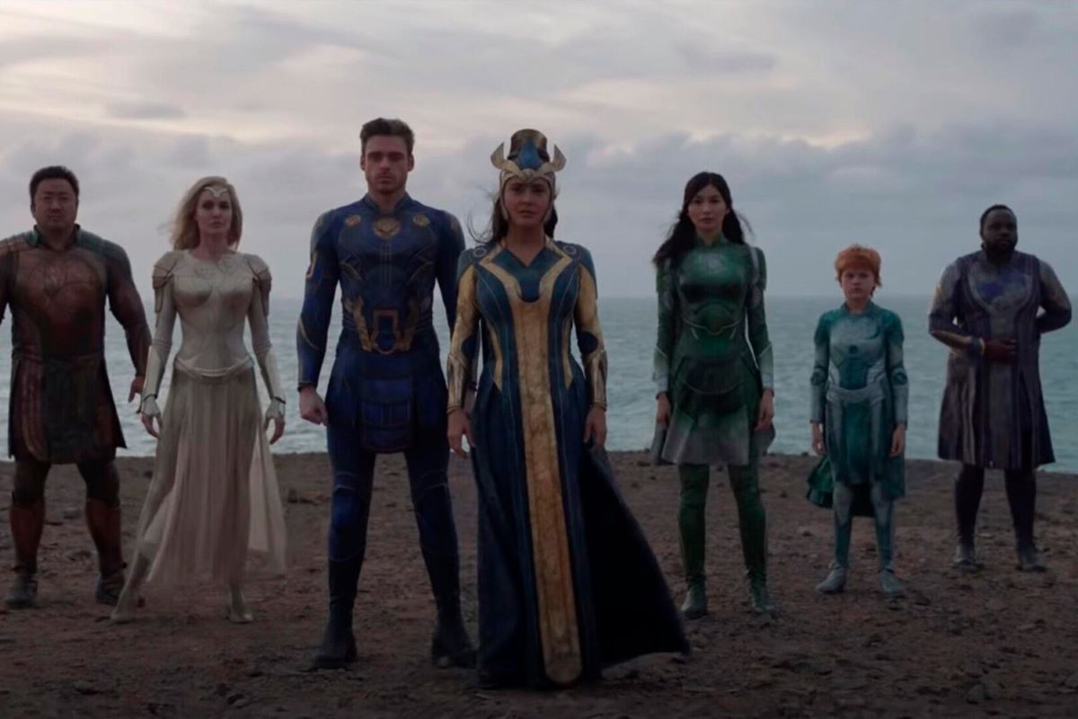 “Eternos”, no longa da Marvel, será lançado com exclusividade nos cinemas