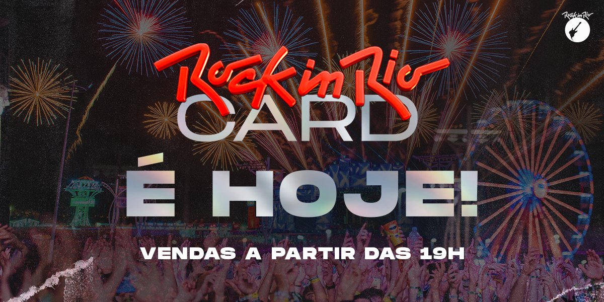 Vendas do Rock in Rio Card começam nesta terça-feira (21)