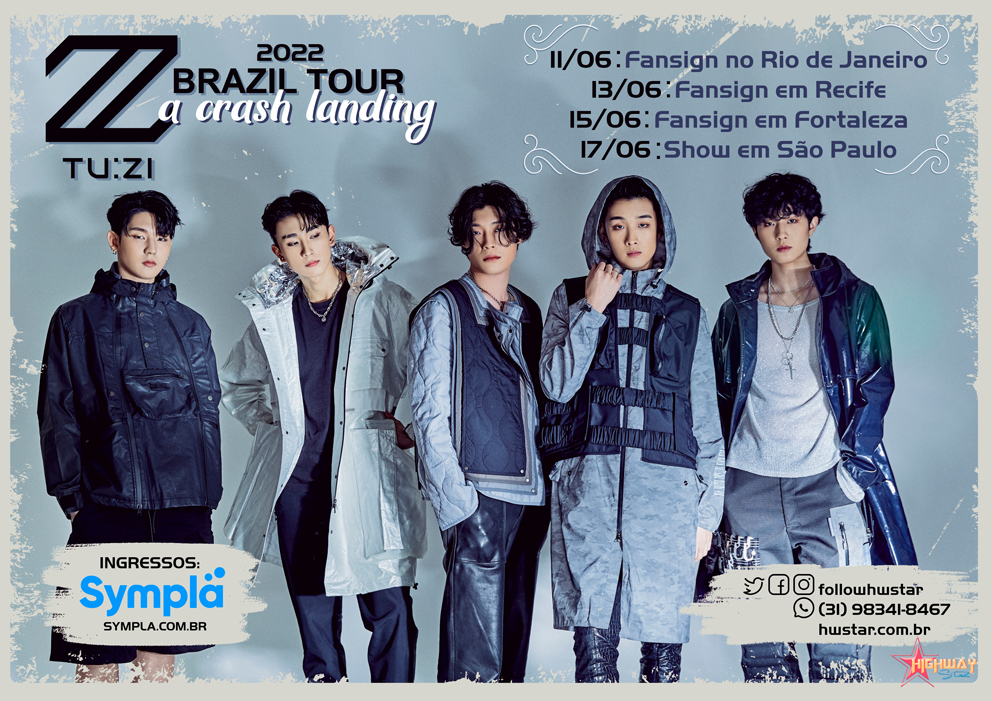 Banda coreana 2Z fará turnê no Brasil em 2022