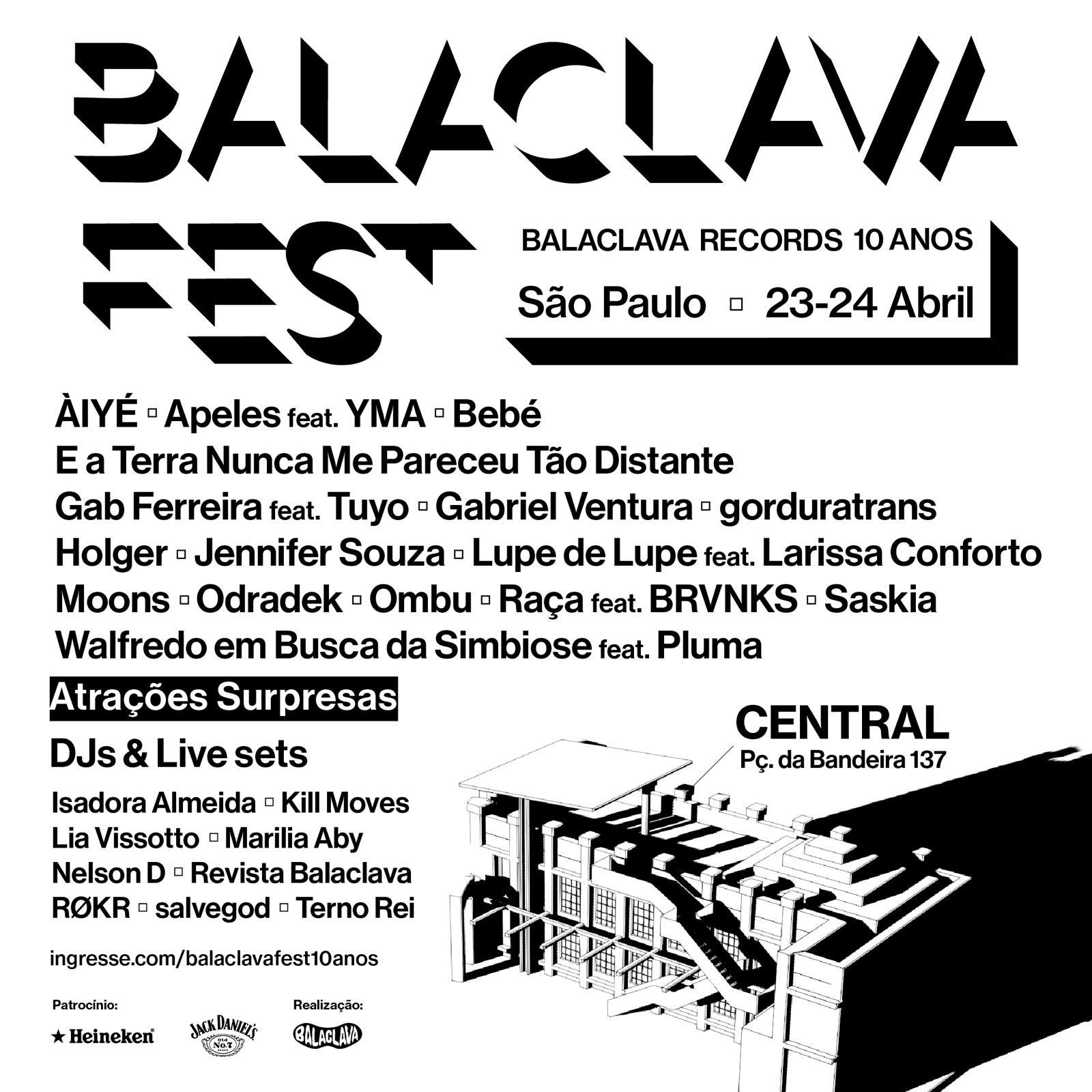 Com MOONS, Jennifer Souza e Bebé, Balaclava Fest divulga programação completa