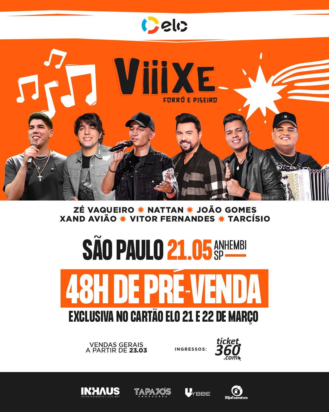 VIIXE Forró e Piseiro chega à São Paulo em Maio