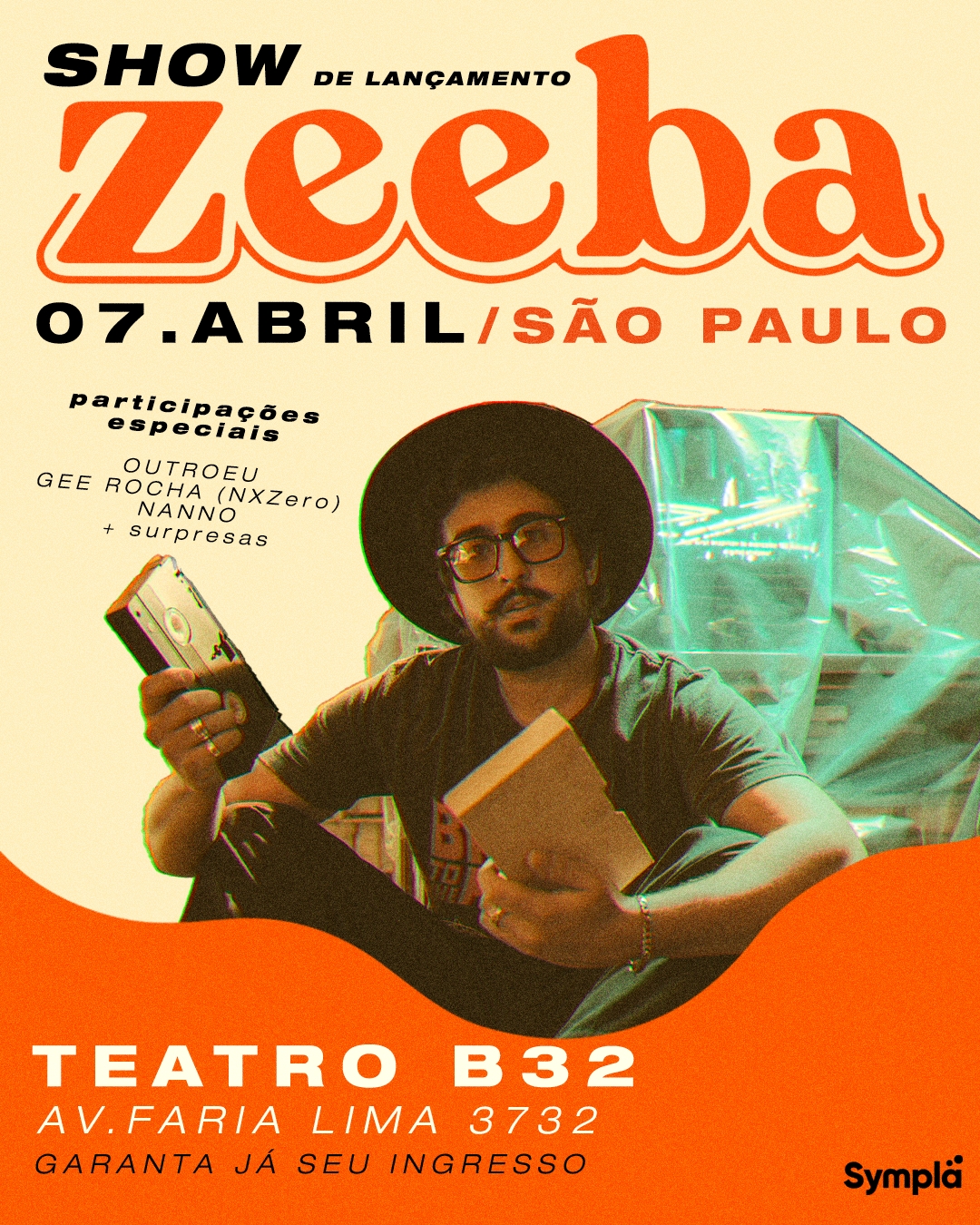 Zeeba estreia show do álbum "Tudo Ao Contrário" em São Paulo