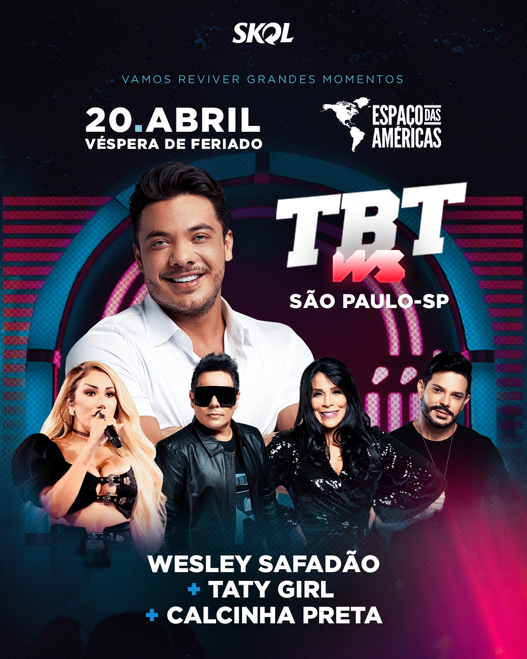 Wesley Safadão chega com "TBT do Safadão" e faz show especial no Espaço das Américas