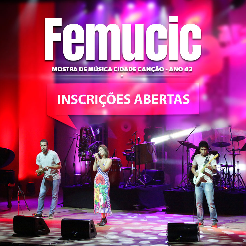 Aberta seleção de músicas para a 43ª edição do Femucic