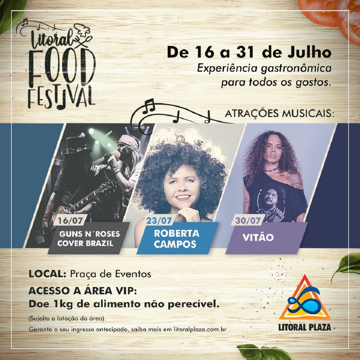 Roberta Campos é confirmada no "Litoral Food Festival", neste sábado