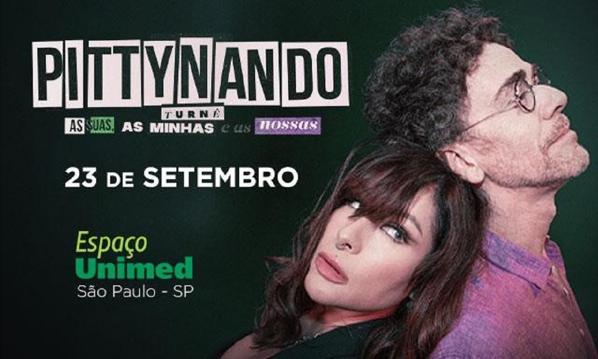 Nando Reis e Pitty anunciam show juntos em São Paulo