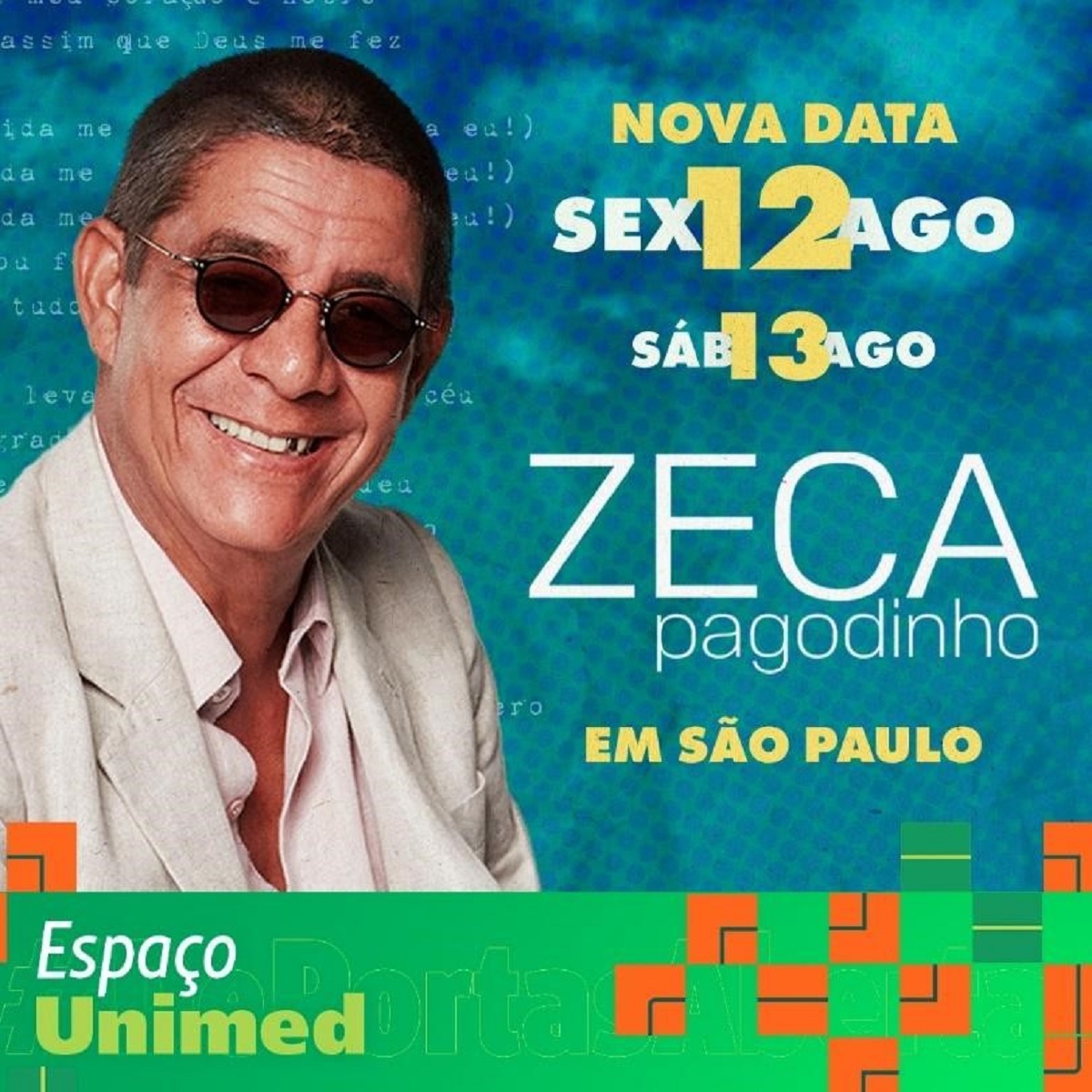 Zeca Pagodinho apresenta dois shows em São Paulo na tour "Mais Feliz
