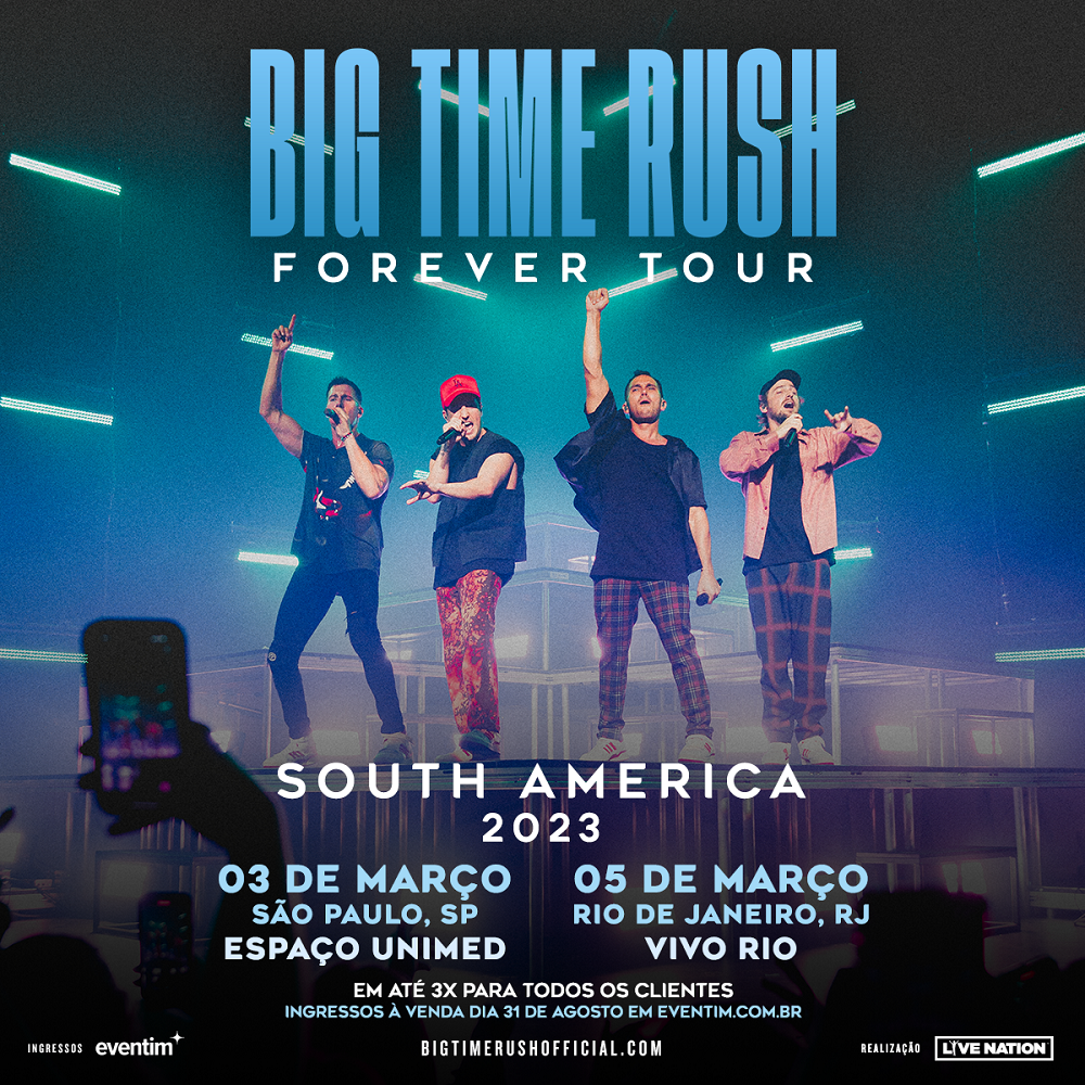 Big Time Rush anuncia "Forever Tour" na América do Sul
