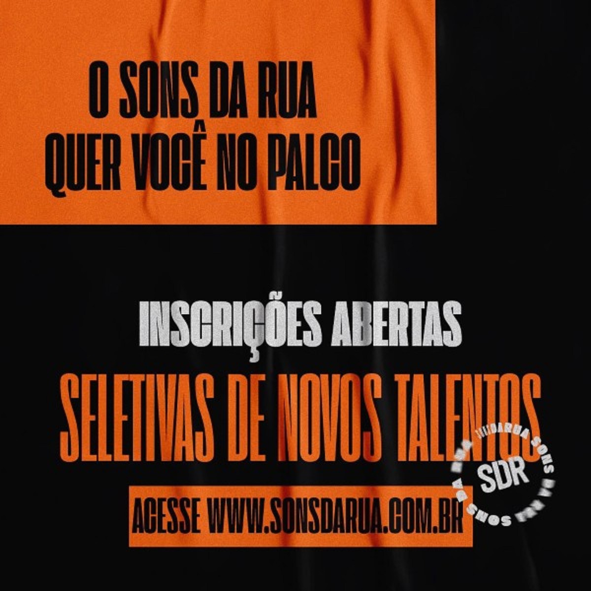 Festival Sons da Rua abre inscrições gratuitas para Seletiva de Novos Talentos