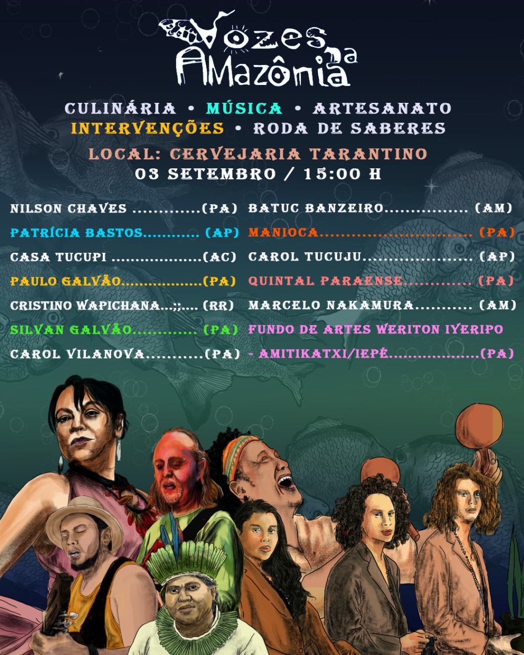 Festival Vozes da Amazônia traz 10 horas de programação em São Paulo