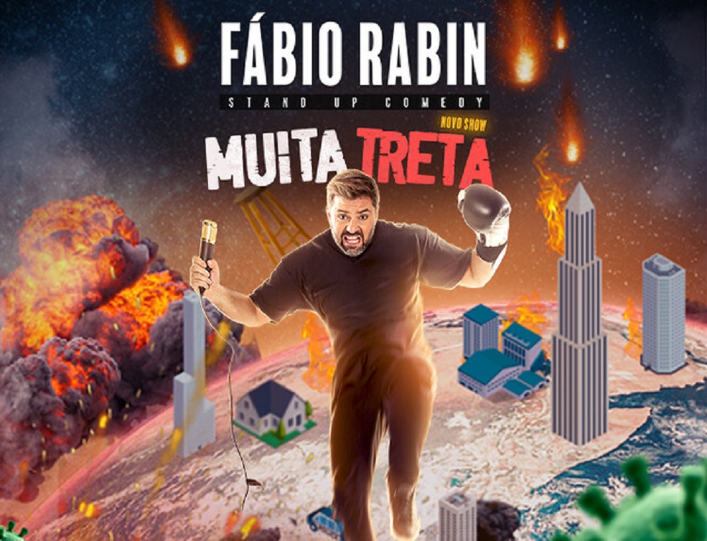 Fábio Rabin estreia "Muita Treta" no Teatro Opus Frei Caneca