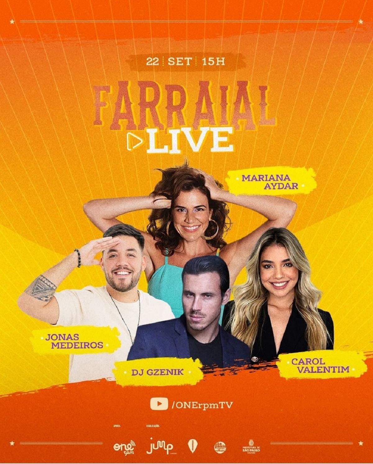 Mariana Aydar, Carol Valentim e mais são as atrações do Farraial Live