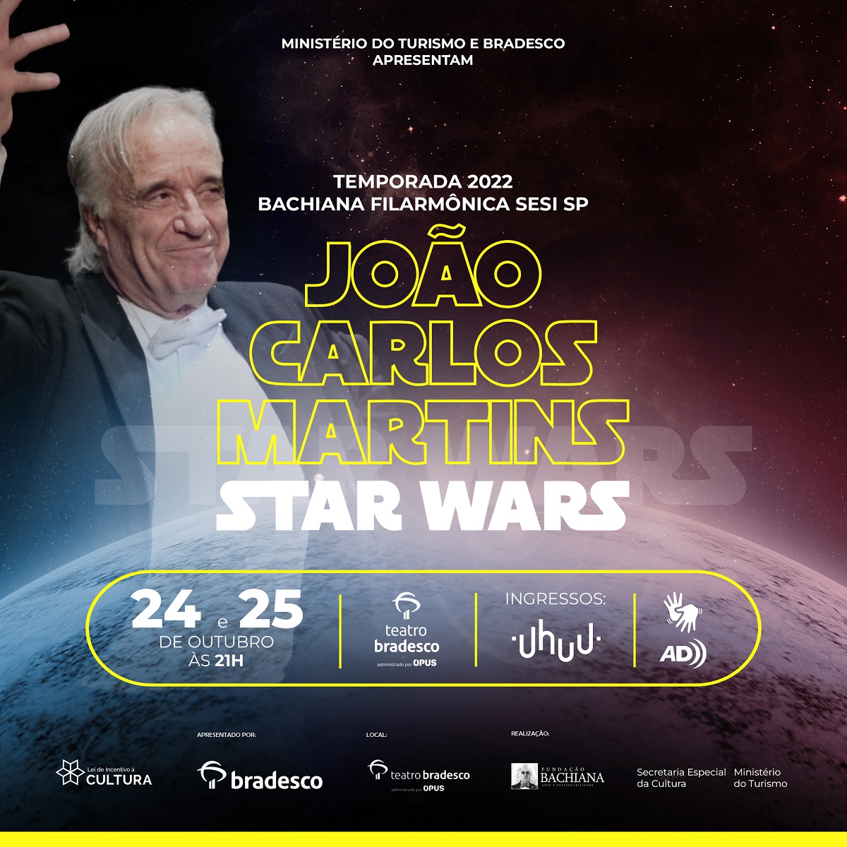 Maestro João Carlos Martins realiza concerto temático de Star Wars