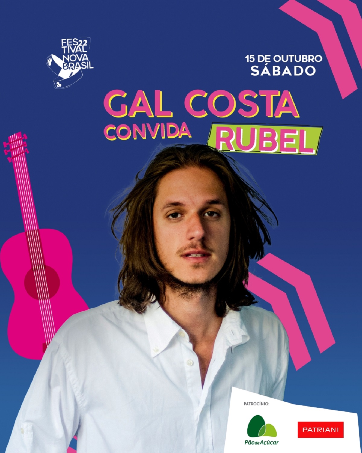 Festival Novabrasil: Rubel é confirmado como convidado no show de Gal Costa