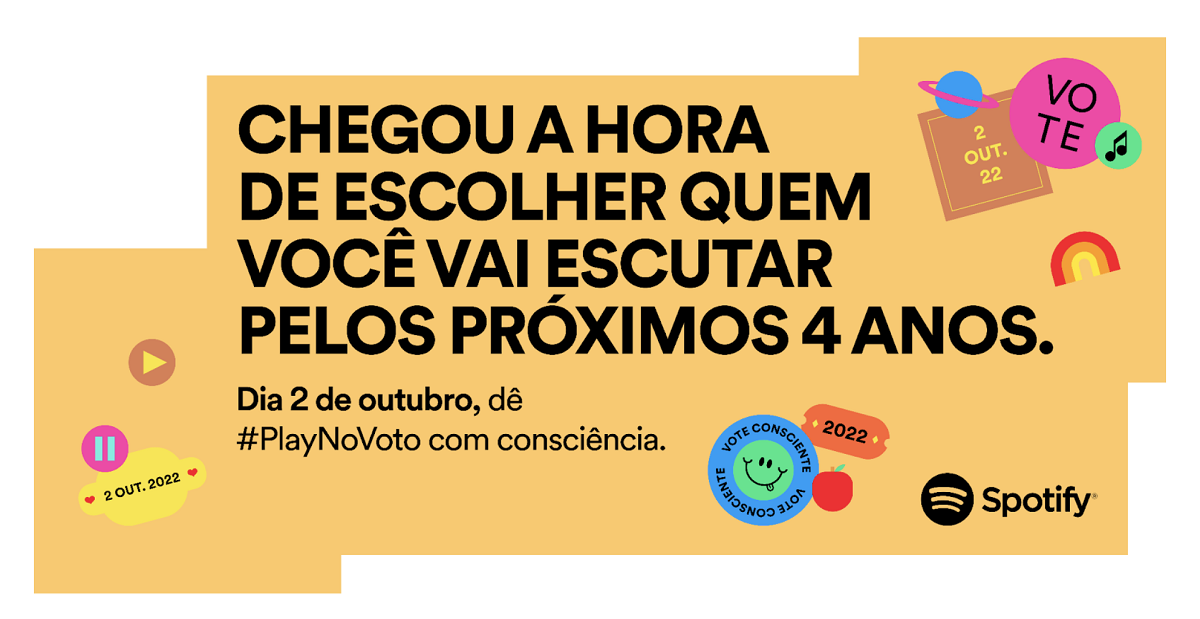 "Play no Voto": Spotify incentiva voto consciente entre os jovens eleitores