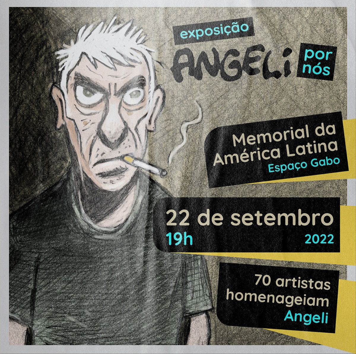 Memorial da América Latina recebe exposição em homenagem ao cartunista Angeli