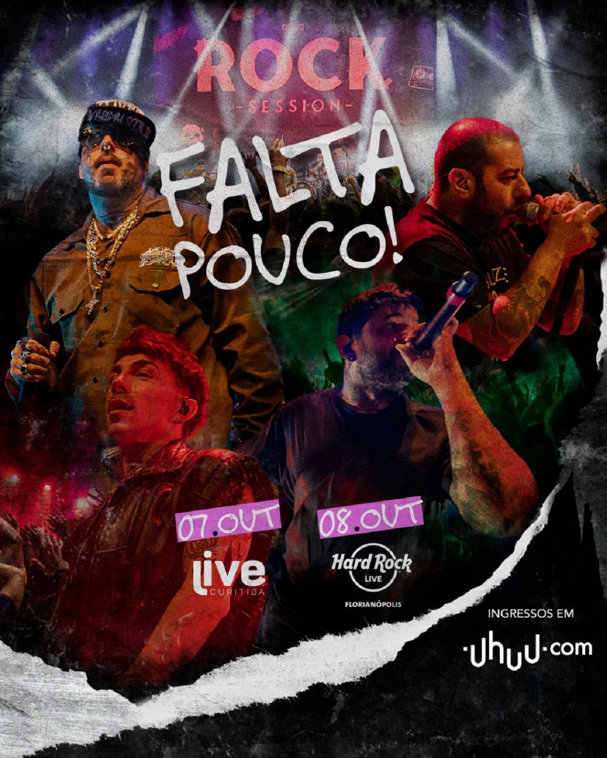 Festival Rock Session chega a Curitiba com Fresno, Di Ferrero e mais