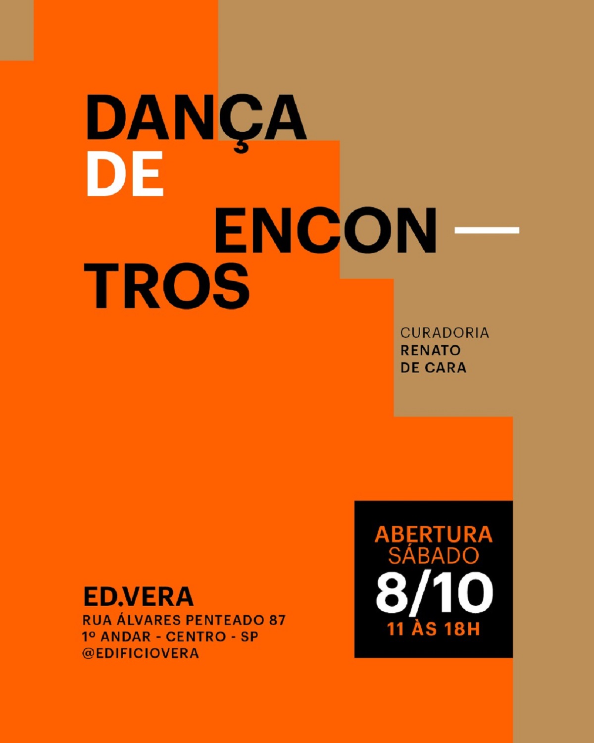 Exposição "Dança dos Encontros" reúne diferentes artistas no Edifício Vera