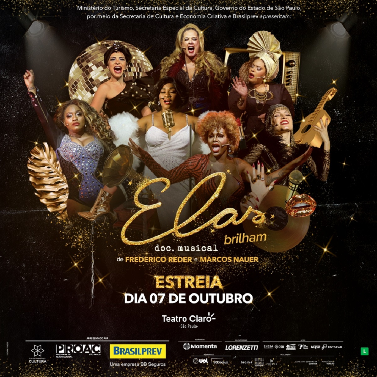 Espetáculo "Elas Brilham" chega a São Paulo