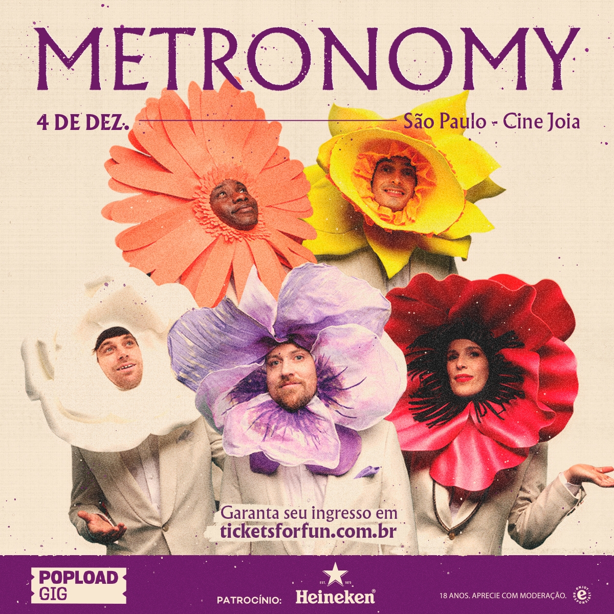 Show da banda Metronomy no Brasil tem nova data e local