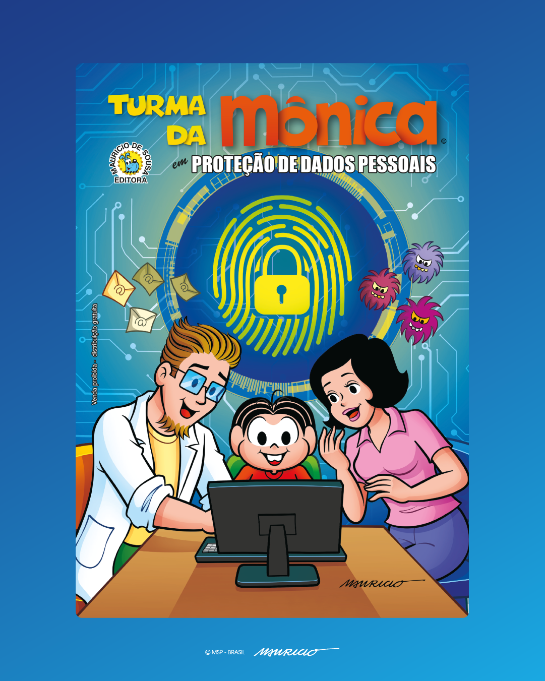 Google e Turma da Mônica lançam revista especial sobre dados pessoais