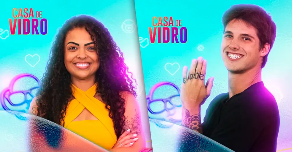 Casa de vidro: Gabriel e Paula são os escolhidos para entrar no BBB 23