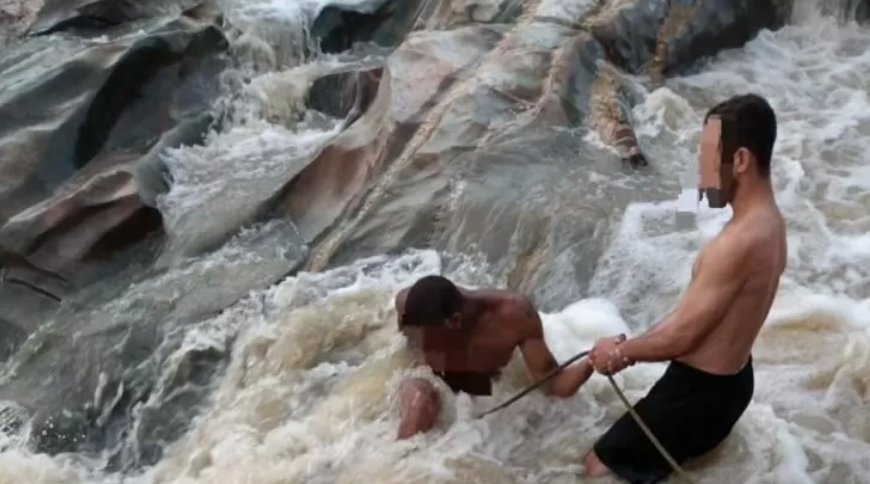 Turista cai em cachoeira em MG e é resgatado após 7h
