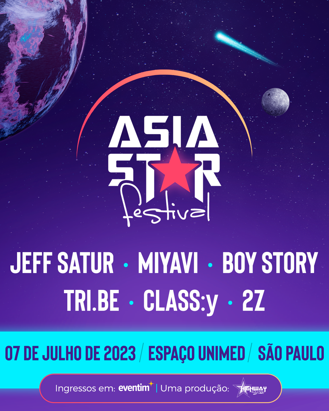 Ingressos para o primeiro Asia Star Festival já estão à venda