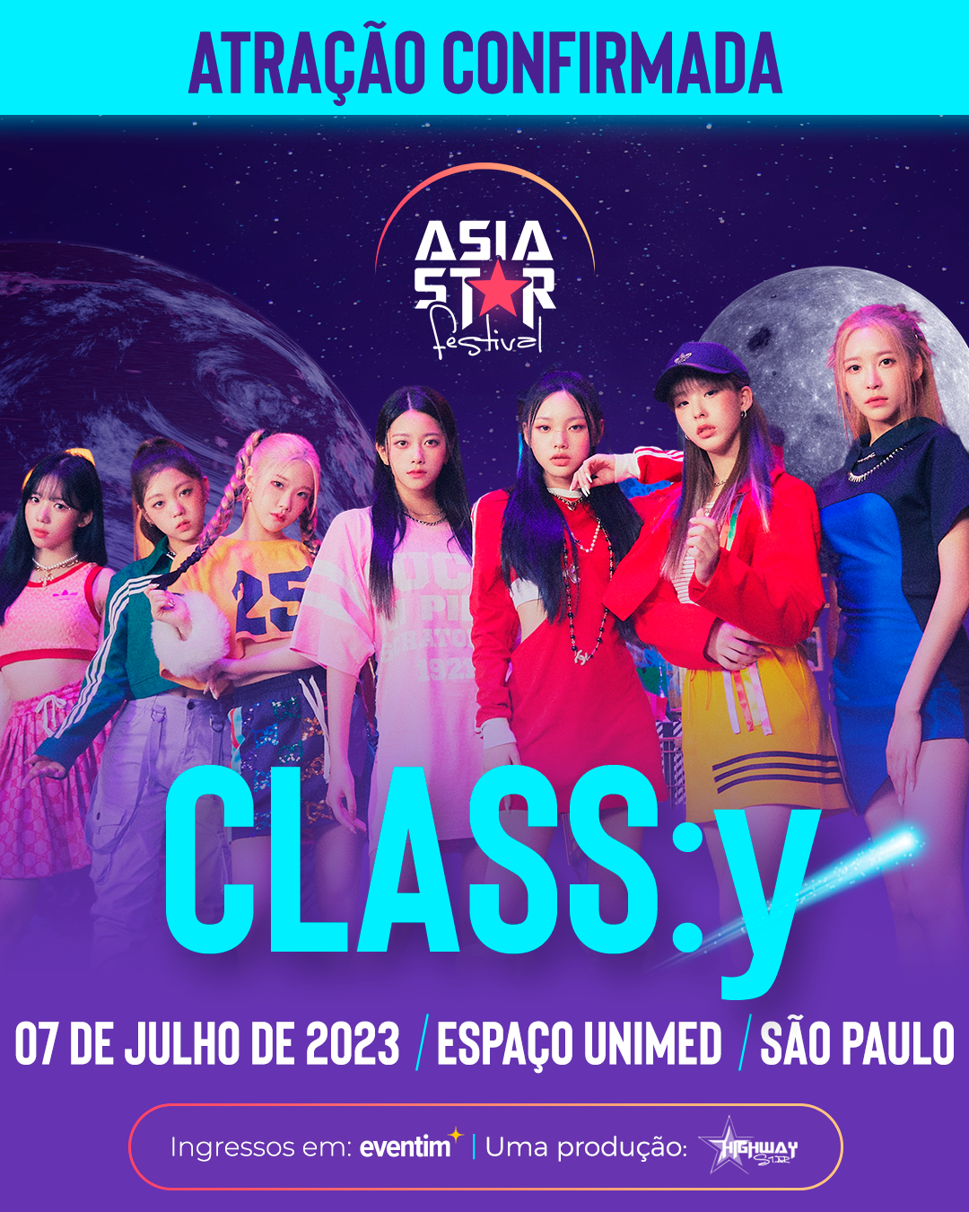 Asia Star Festival: CLASS:y virá ao Brasil para se apresentar no festival