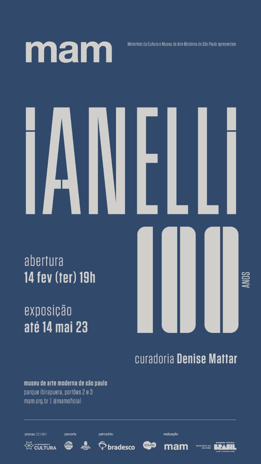 MAM São Paulo homenageia centenário de Arcangelo Ianelli com exposição retrospectiva