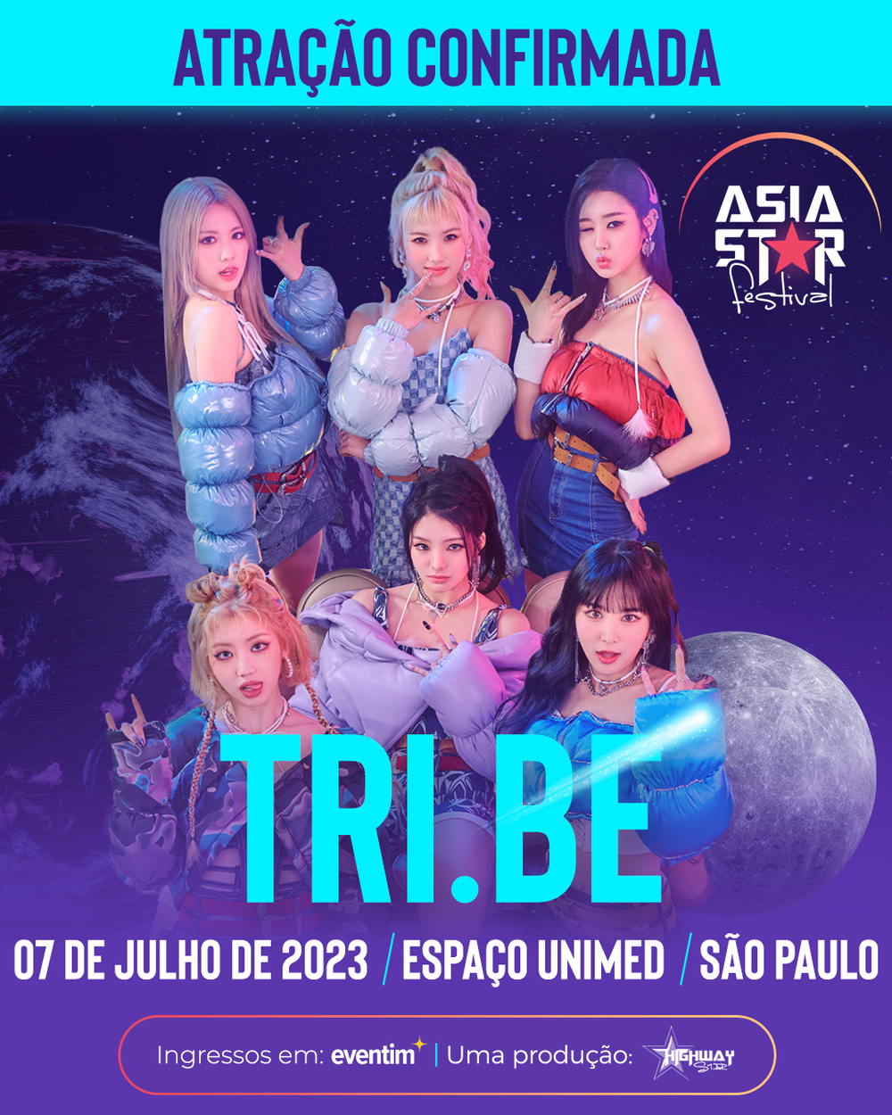Asia Star Festival: 2Z e TRI.BE são confirmados no festival