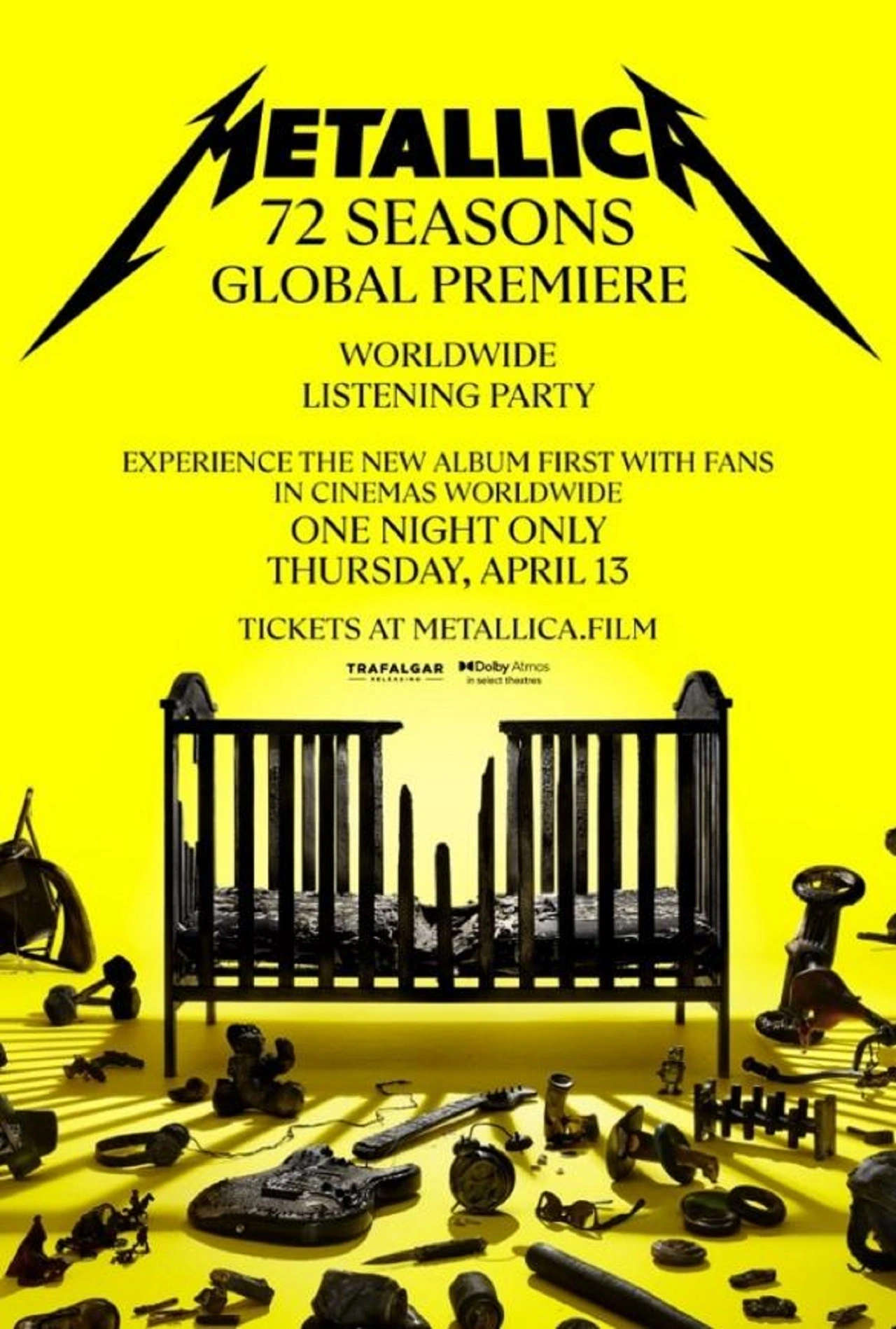 Ingressos para a listening party do Metallica estão disponíveis