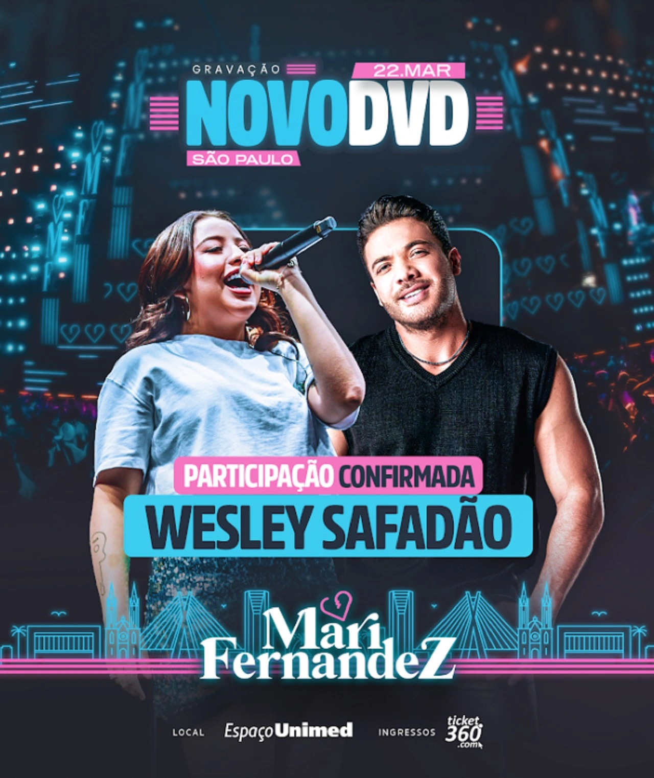 Mari Fernandez confirma participação de Wesley Safadão em seu DVD