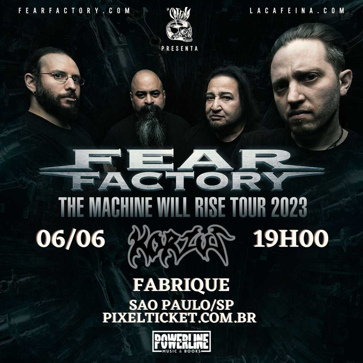 Fear Factory volta a São Paulo após 8 anos para show único no Brasil